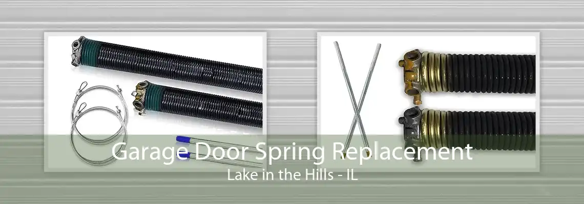 Garage Door Spring Replacement Lake in the Hills - IL