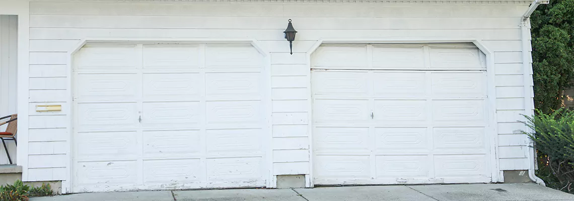 Roller Garage Door Dropped Down Replacement in Lake in the Hills, IL